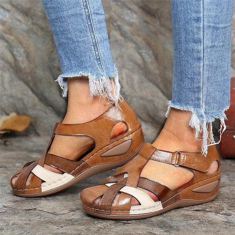 Sandales Compensées Femme Chic 3
