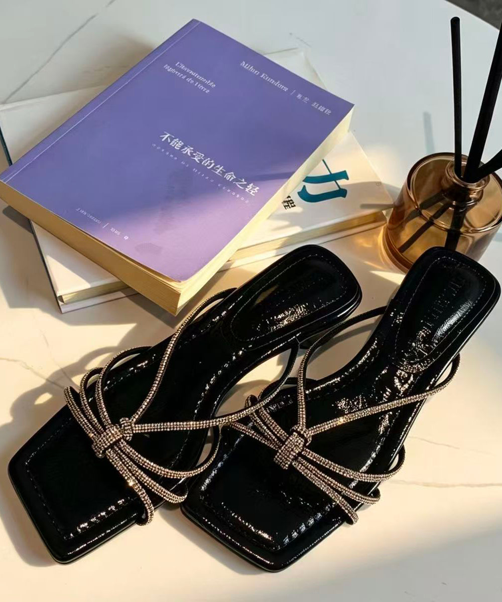 Sandales Femme Chic à Glissière avec Talon Épais 4