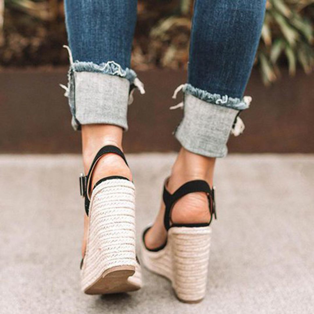 Sandales Femmes à Talon Compensé Chic et Polyvalentes 3