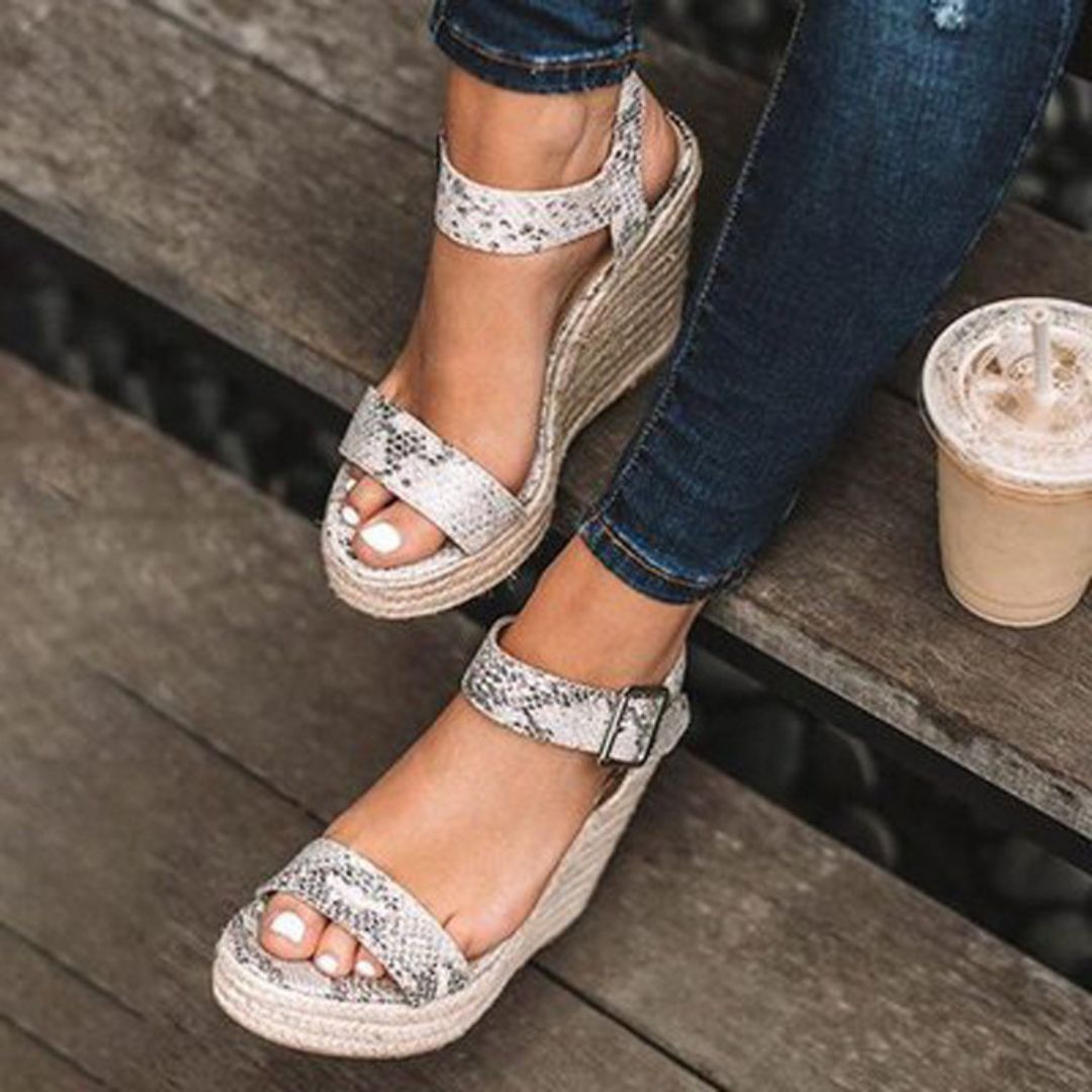 Sandales Femmes à Talon Compensé Chic et Polyvalentes 5