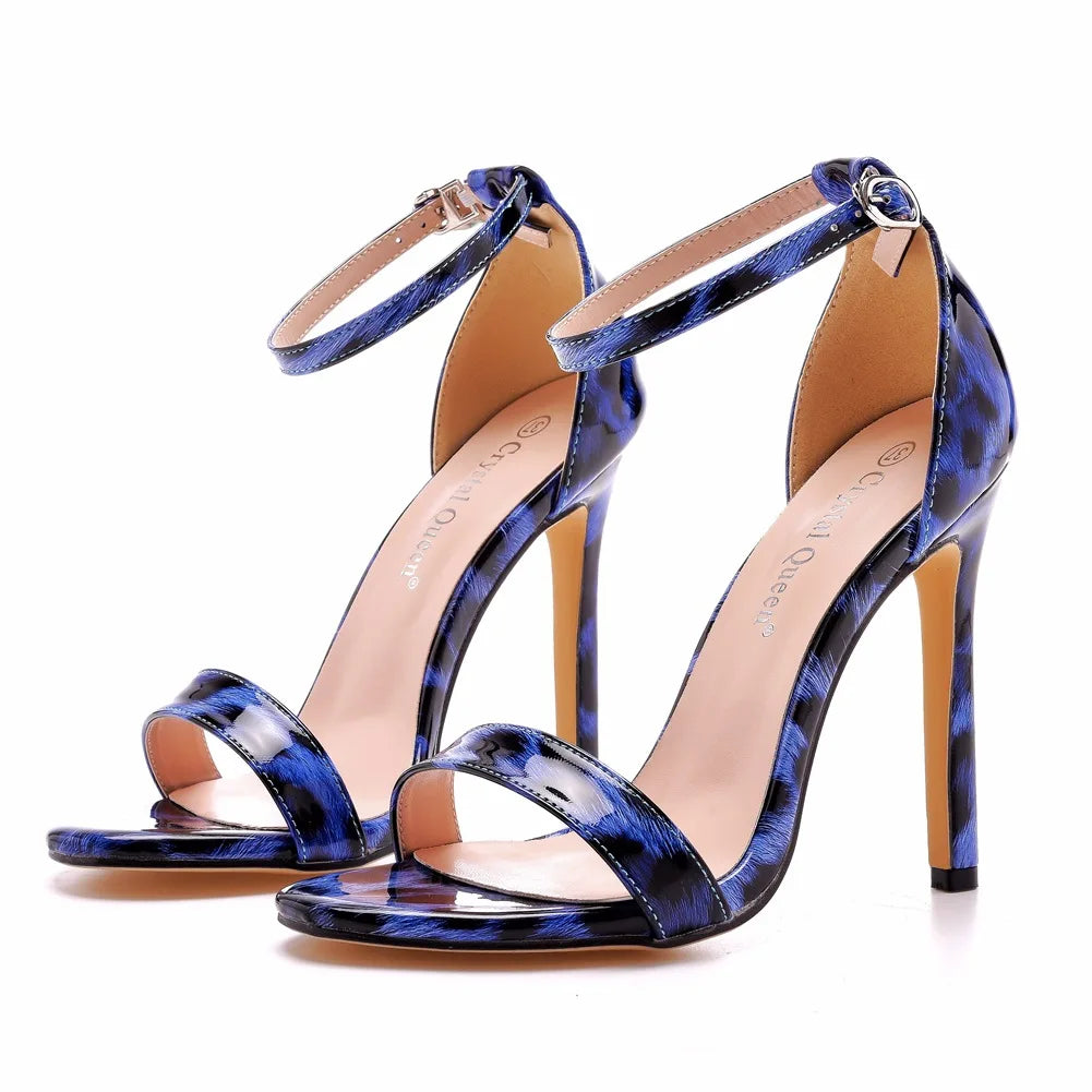 Sandales à Talons Aiguilles Imprimées 9