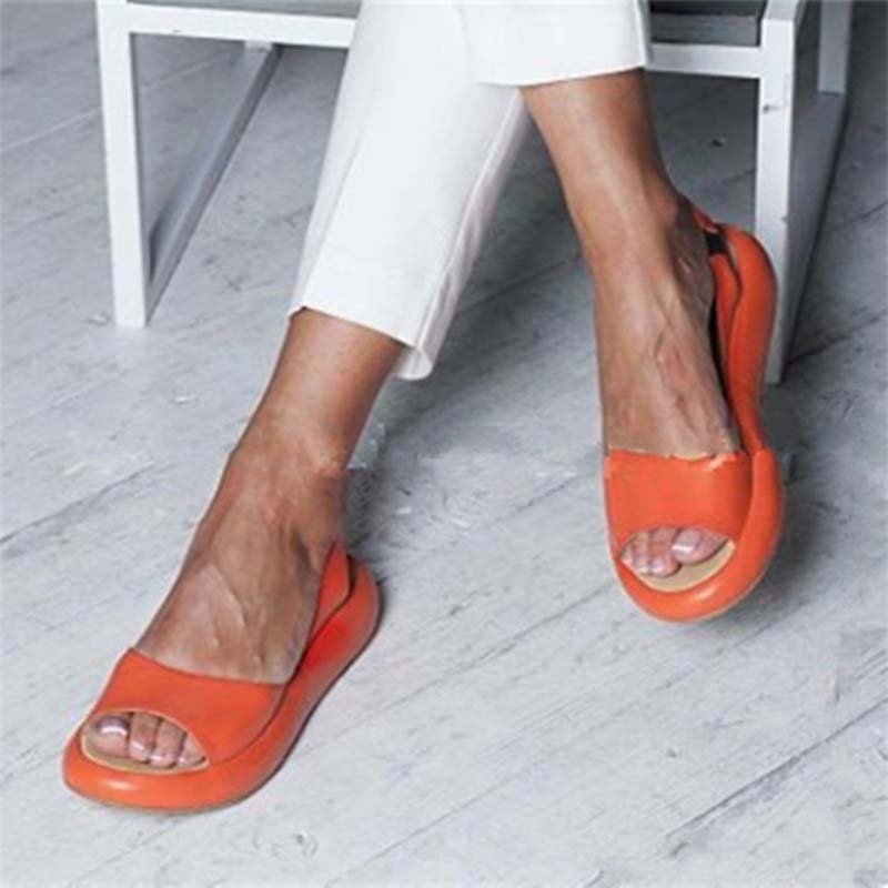 Sandales d'été pour femmes en cuir confortables 3
