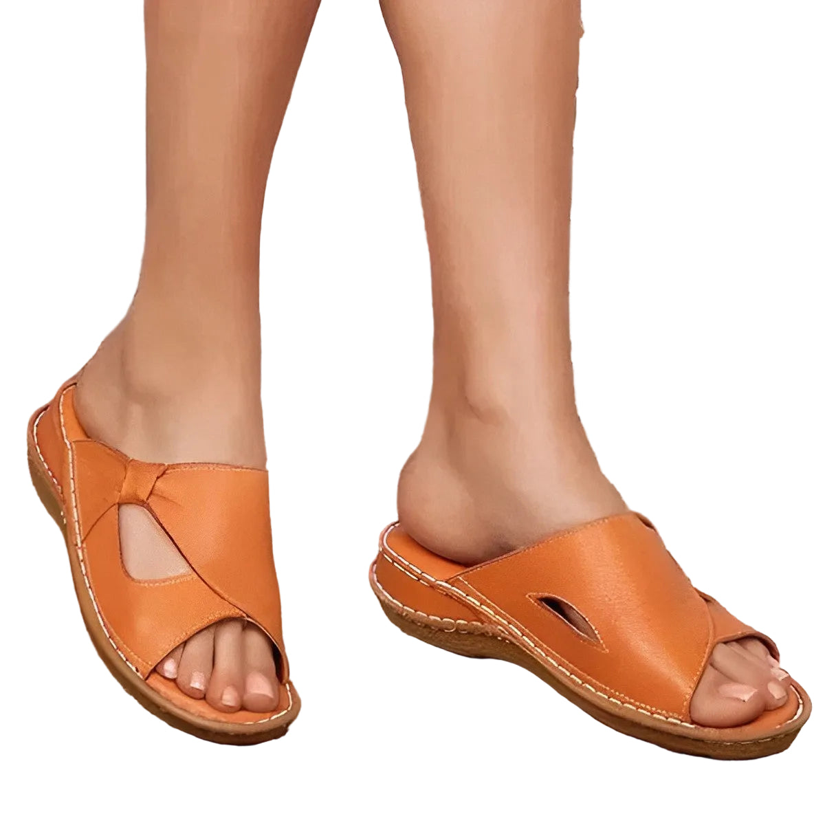 Sandales pour Femmes avec Sangle en T et Velcro 3