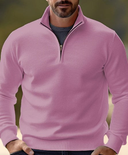 Variant image for Pull Homme Hiver Quart-Zipper Confortable-57