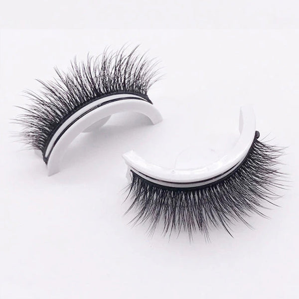 Variant image for Faux Cils Naturels Réutilisables Autocollants Légers et Confortables Fibres Synthétiques-3