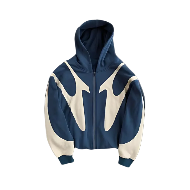 Sweat À Capuche Zippé Décontracté Homme Urban Style 0