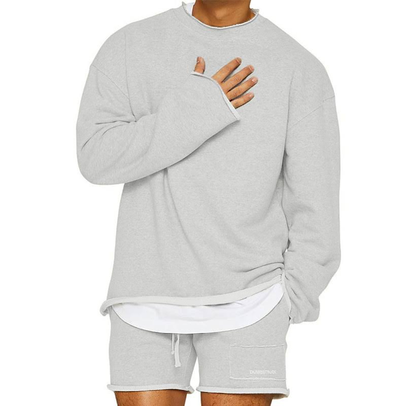 Sweat Shirt Homme Confortable Col Rond Style Décontracté 1
