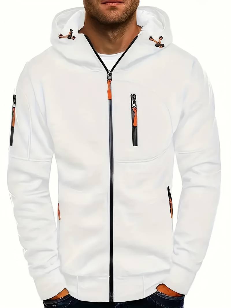 Sweat à Capuche Homme Moderne Confortable pour Activités Sportives et Décontractées 13
