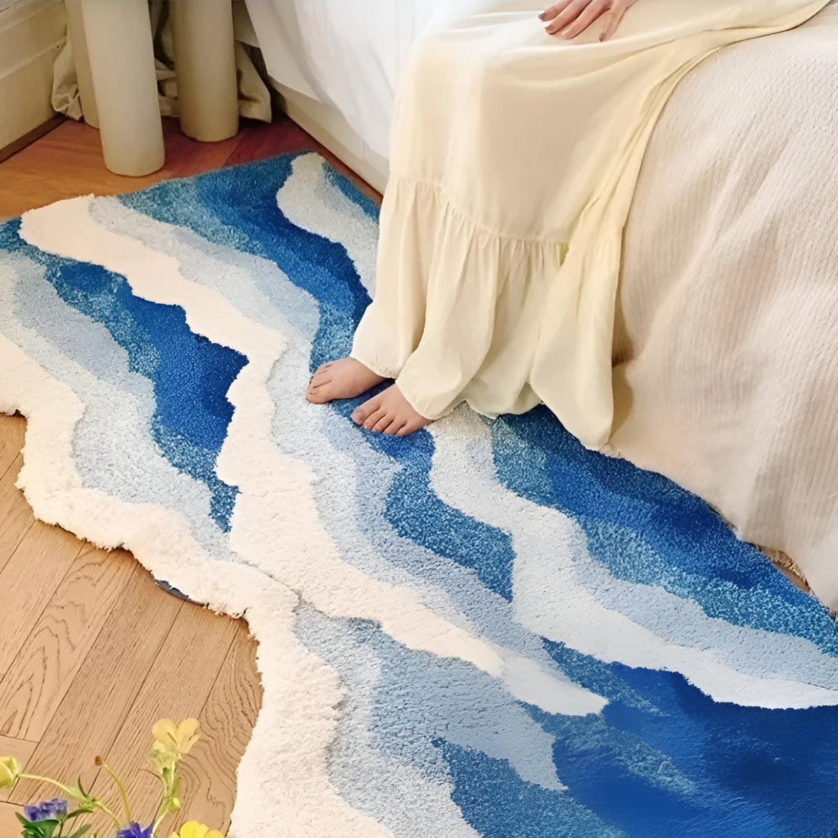 Tapis Ondulé Design Contemporain 0