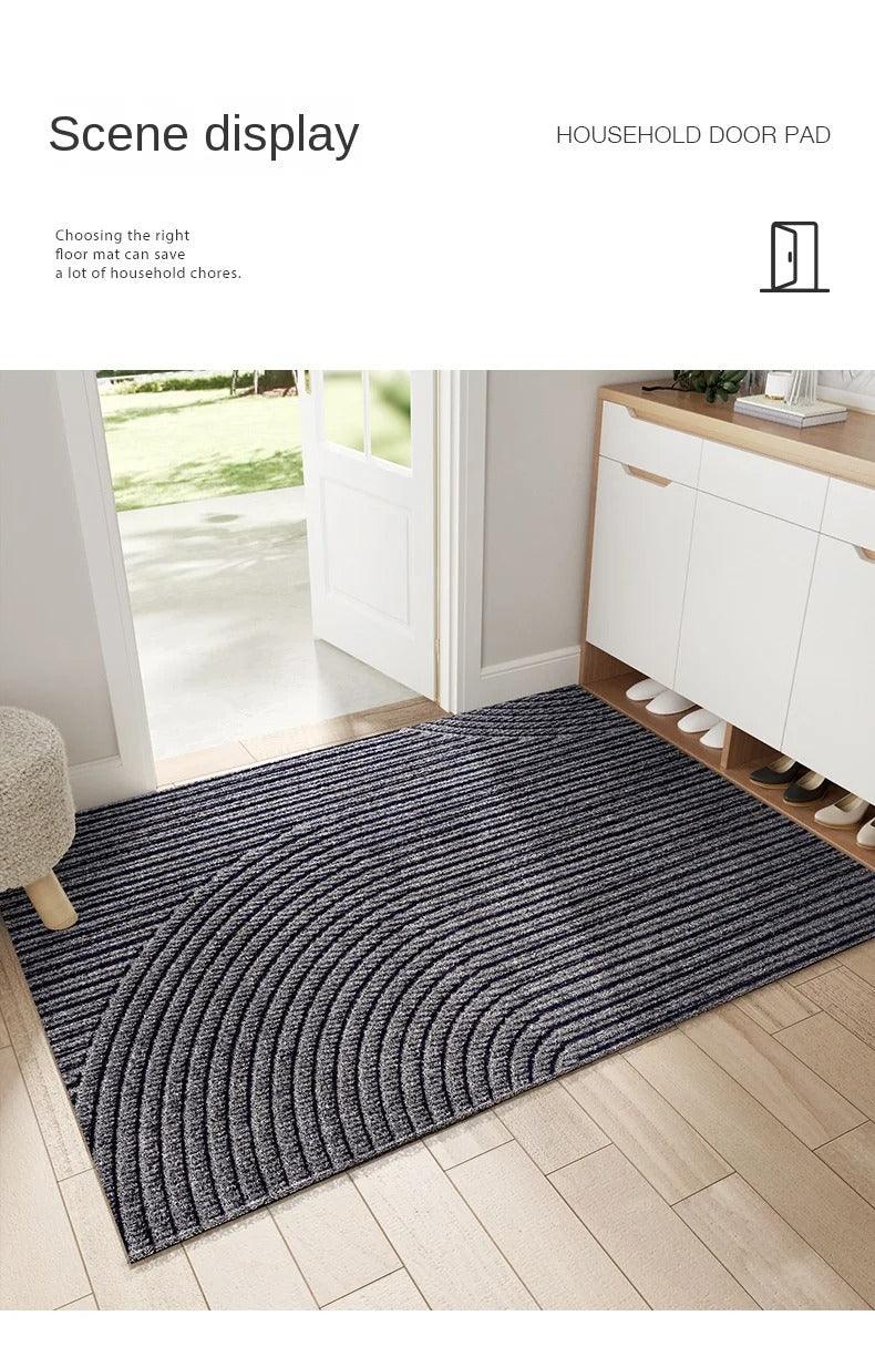 Tapis de porte scandinave en PVC avec motif antidérapant 8