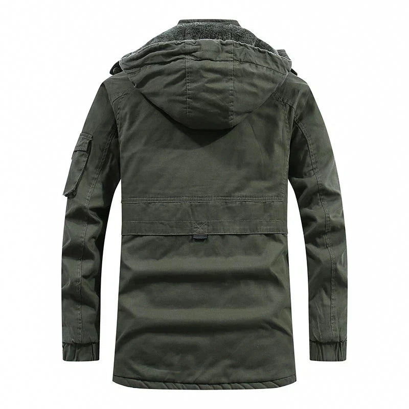 Veste Hiver Homme Avec Capuche Ajustable Moderne 4