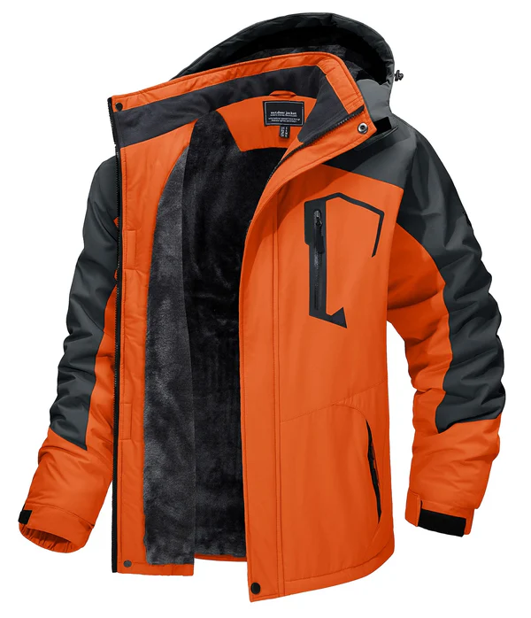 Veste Hiver Homme Imperméable et Coupe-Vent Polyvalente 4