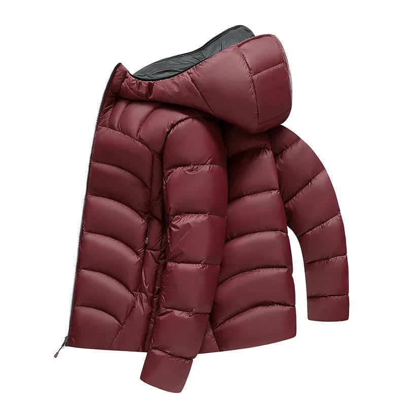 Veste Hiver Homme Matelassée à Capuche Moderne 3