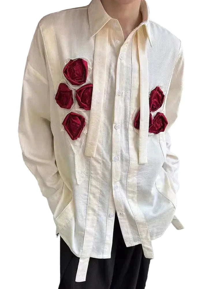 Veste Homme Oversize Motif Floral Automne 0