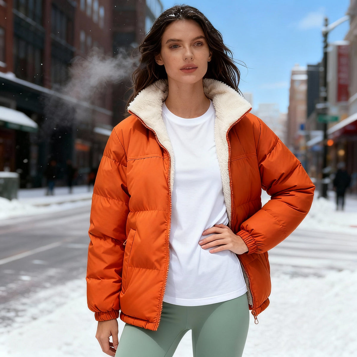 Veste d'Hiver Matelassée pour Femme Moderne 6