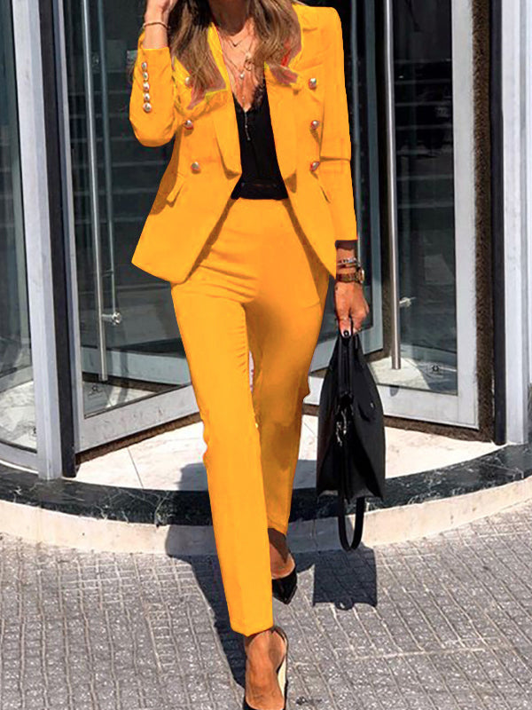 Women’s Blazer and Trousers Set Chic 8