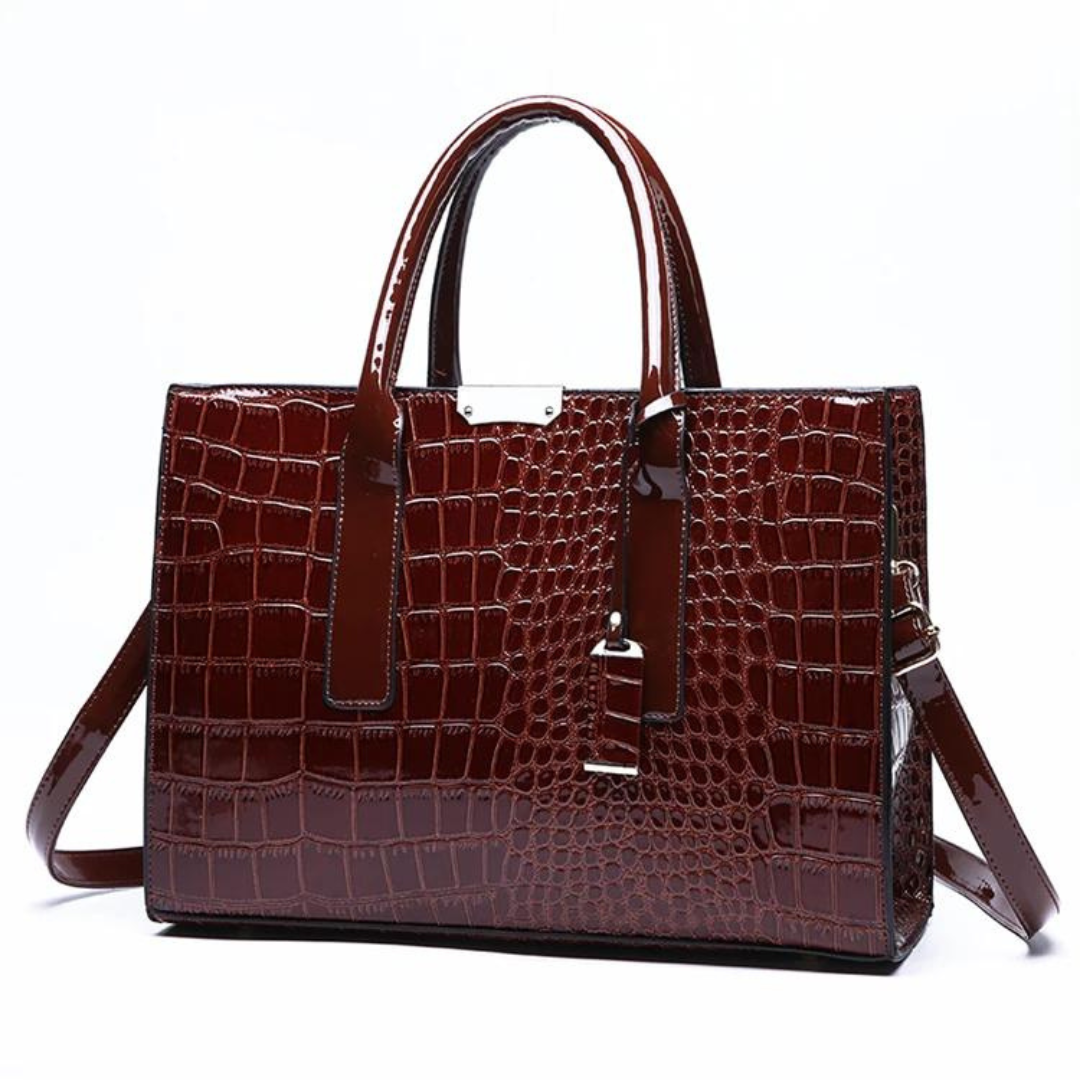 Sacs à main à motif crocodile pour femmes