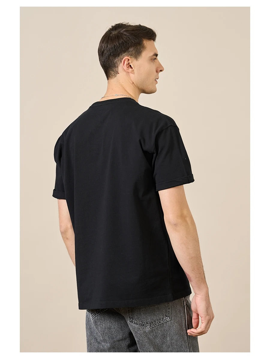 T-shirt en coton de haute qualité pour hommes
