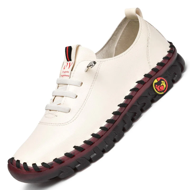 Chaussures Femmes Confortables Noires Orthopédiques Sans Ampoules Cuir Synthétique-4