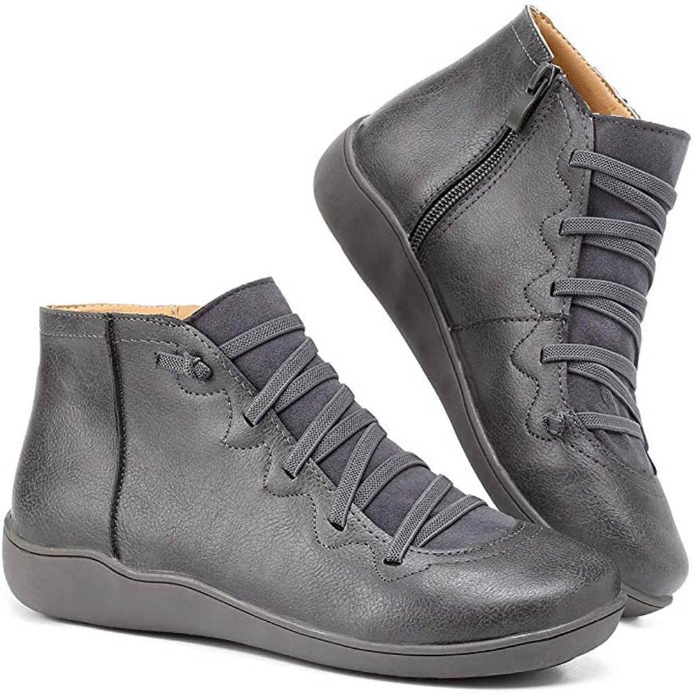Bottines Femme Élégantes en Cuir Artificiel Design Chic et Confortable 4