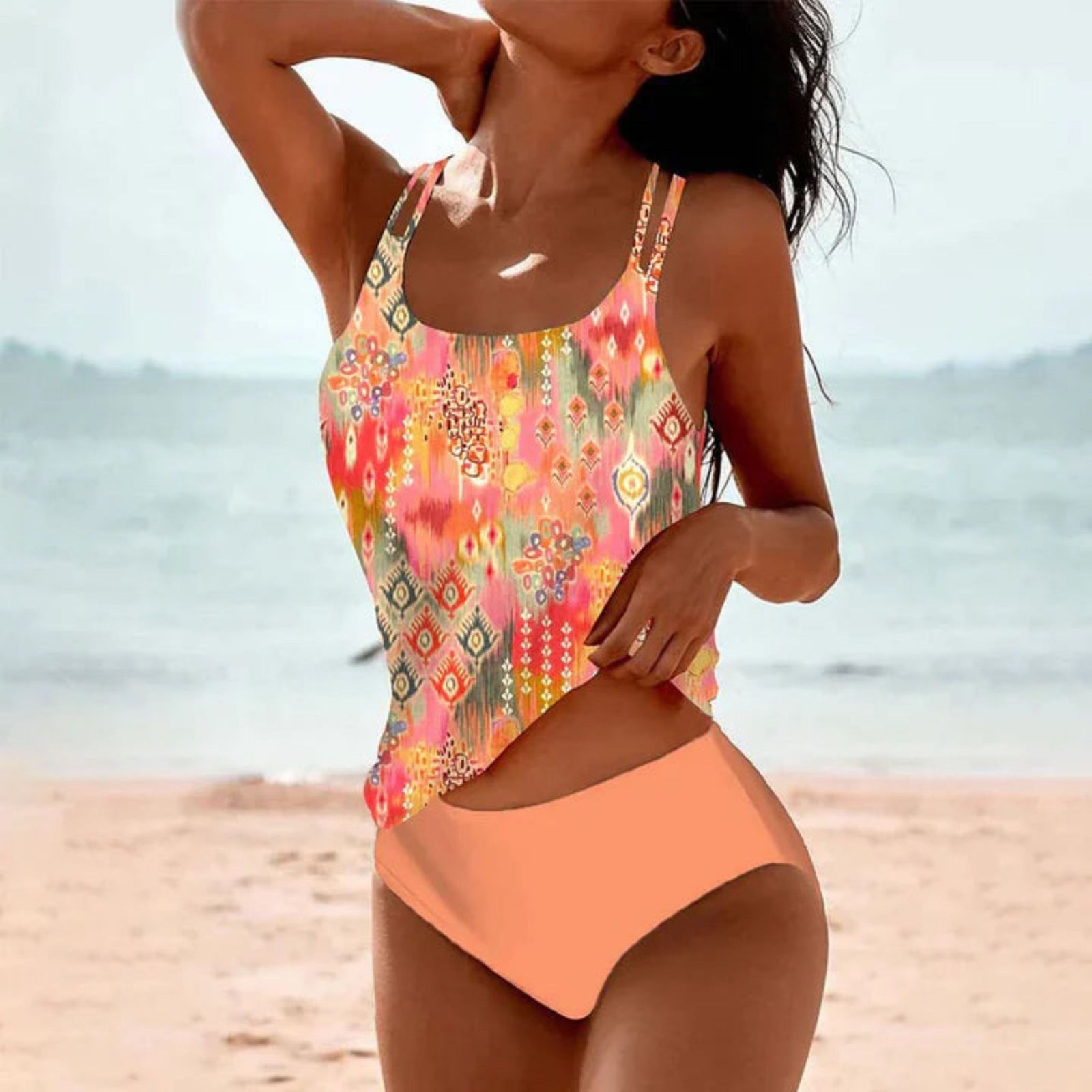 Maillot de Bain Femme 1 Pièce Confortable et Moderne Taille Haute