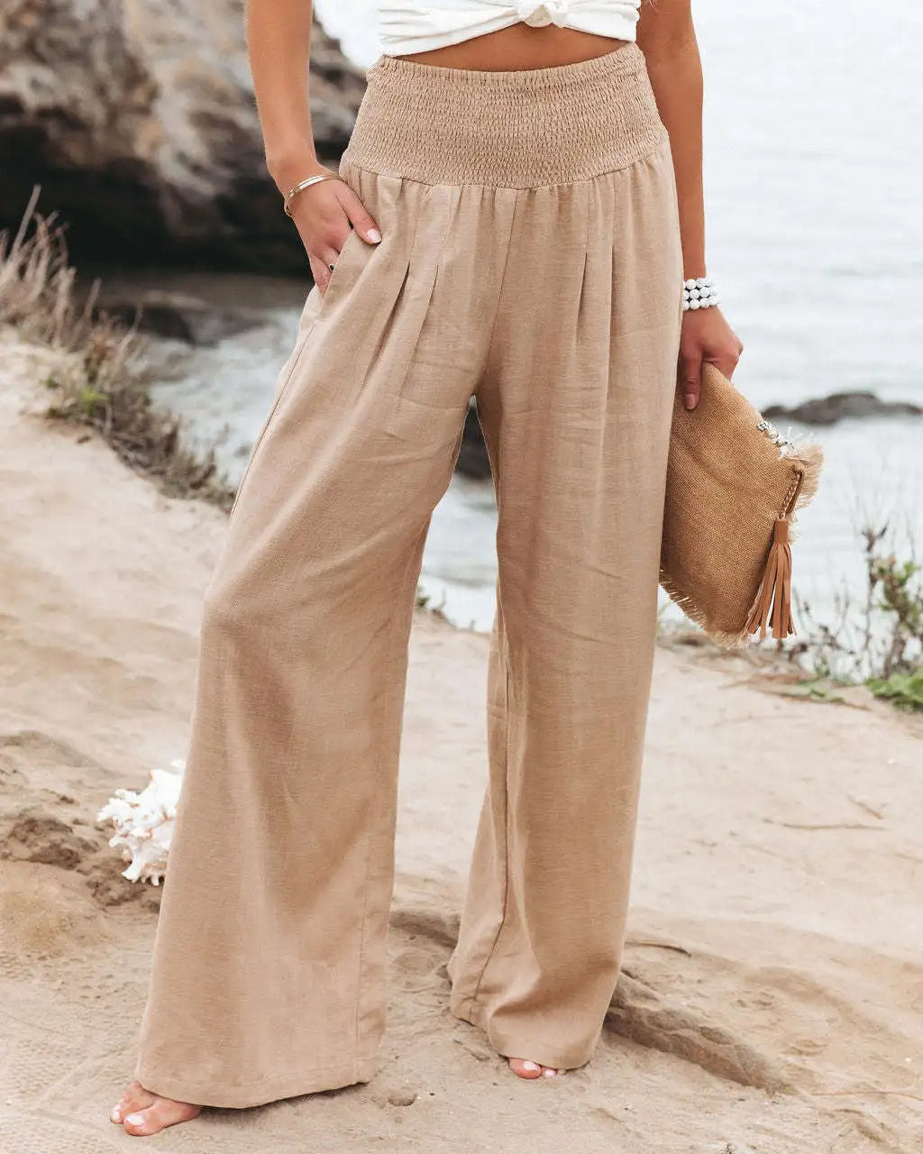 Pantalon ample décontracté pour femme