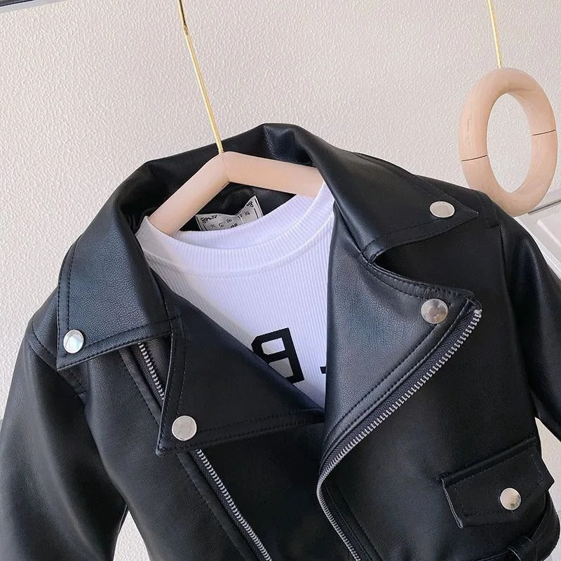 Veste en cuir pour enfants