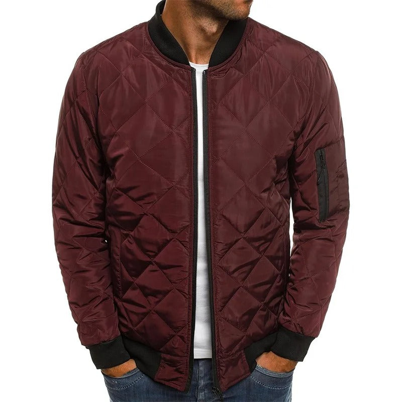 Veste bombardier matelassée pour hommes