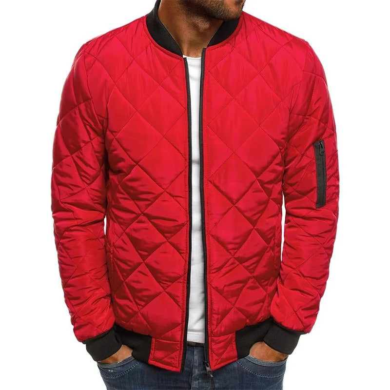 Veste bombardier matelassée pour hommes