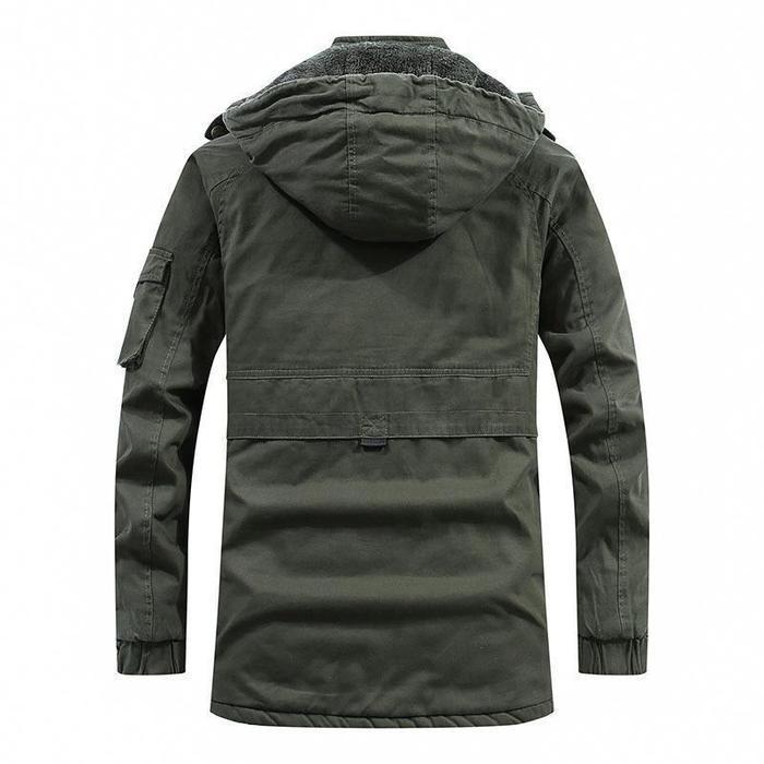 Veste Hiver Femme Élegante Ajustée en Polyester et Laine-4
