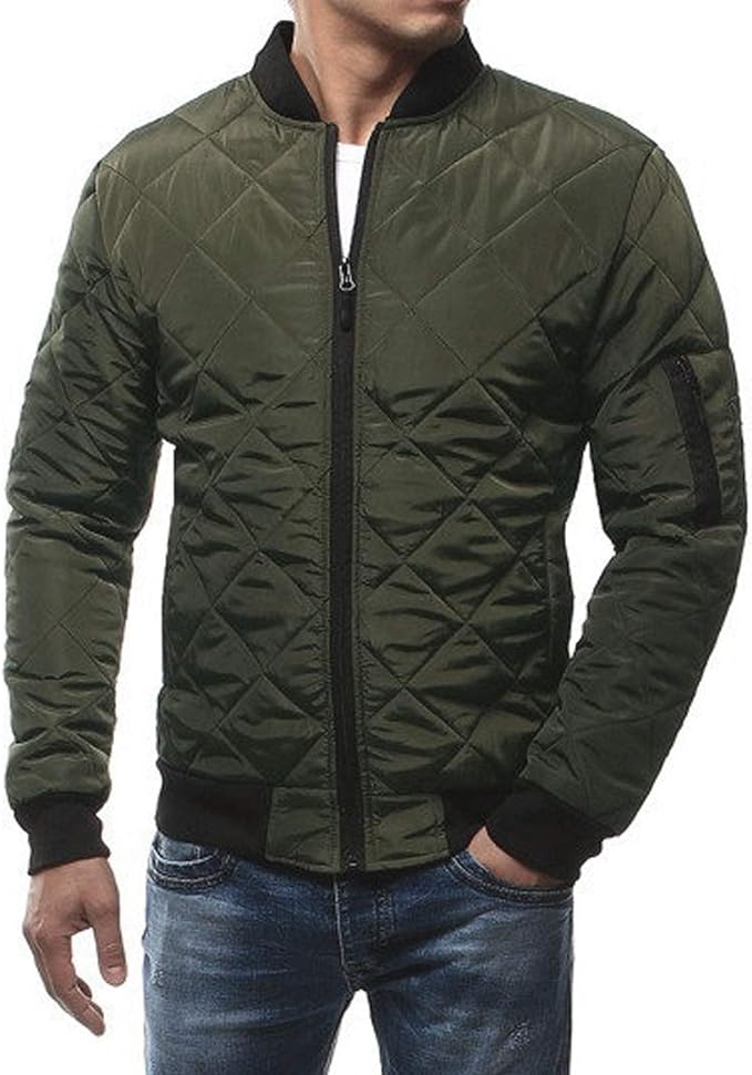 Veste bombardier matelassée pour hommes