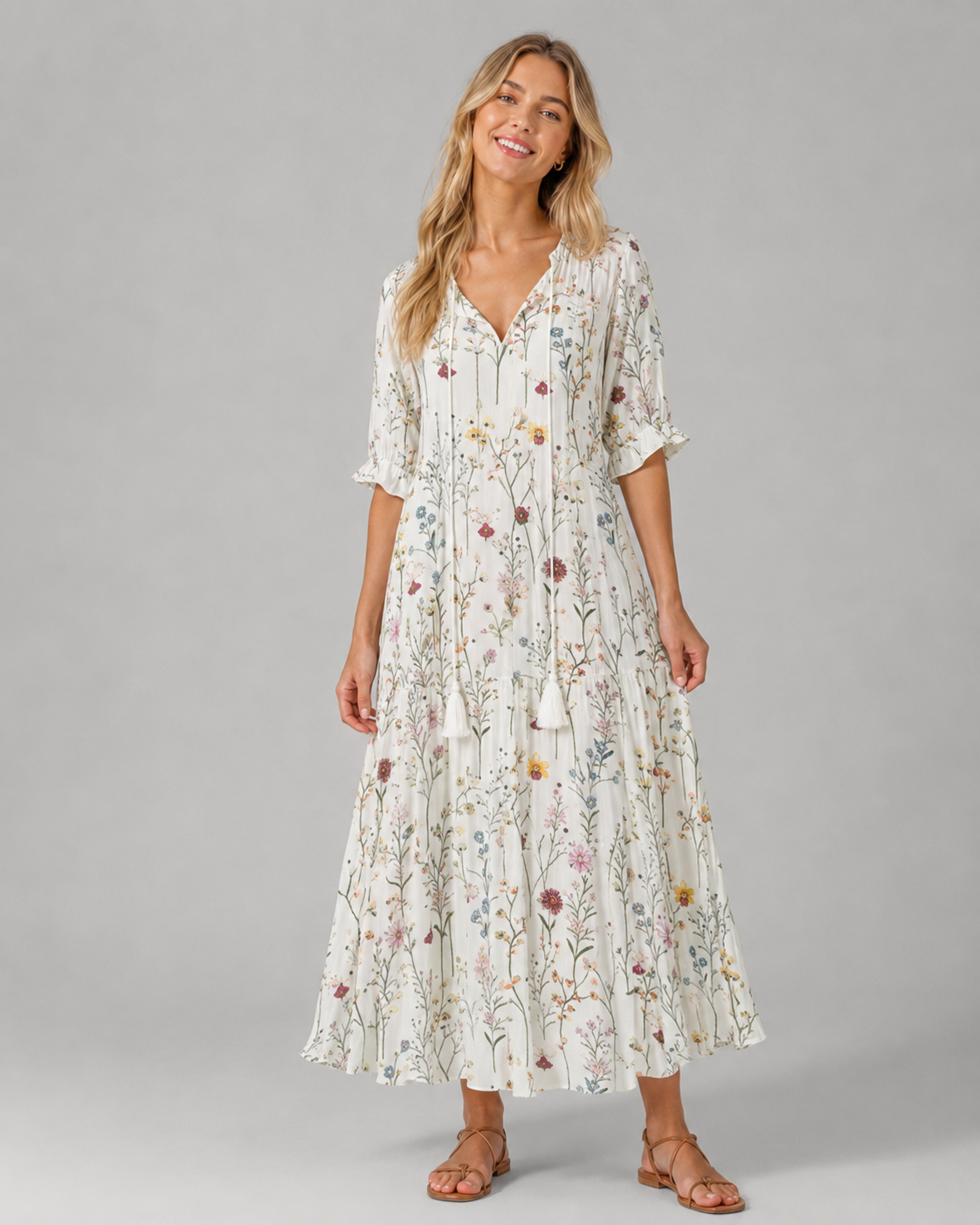 Robe d'été Bohème Vintage Femme