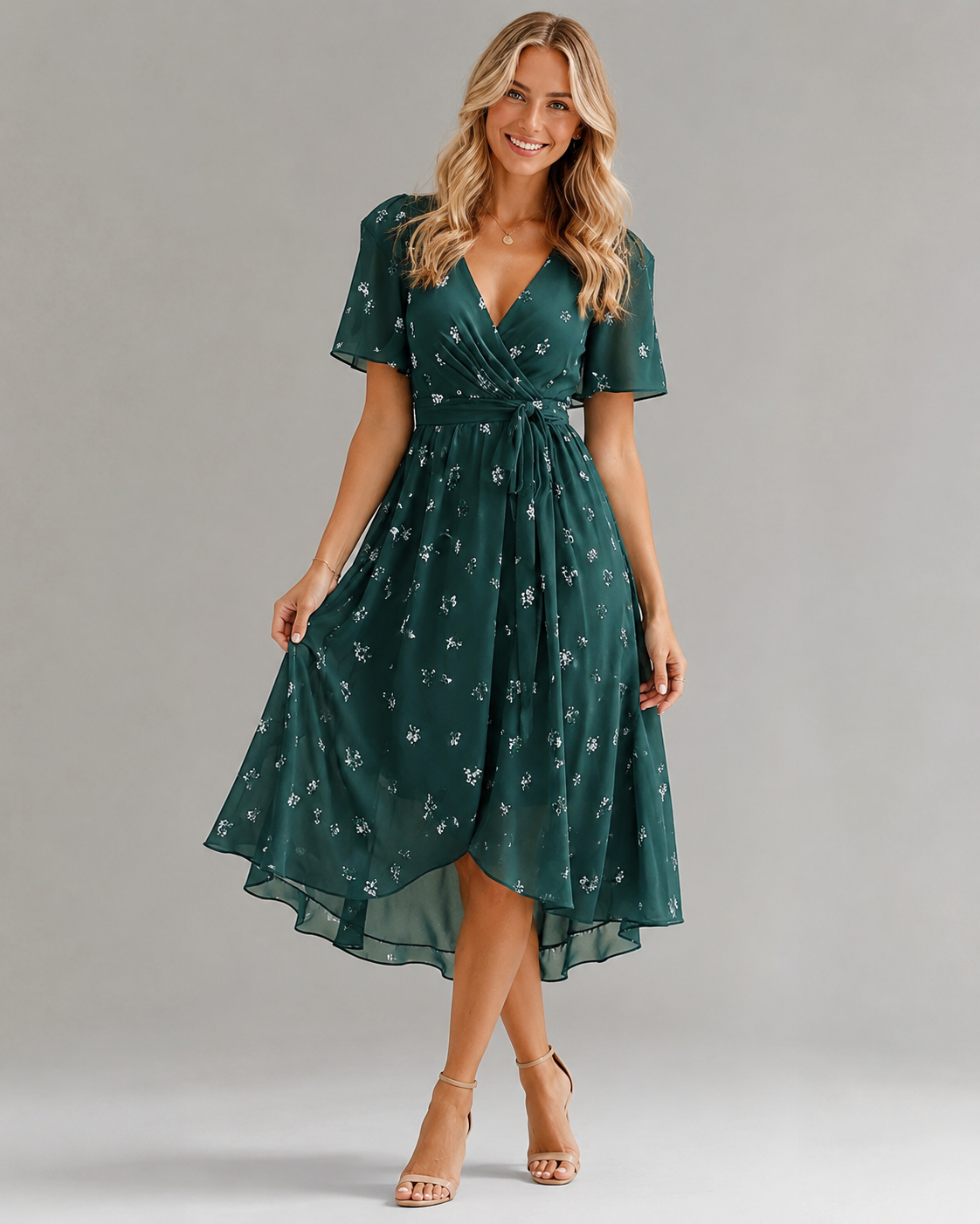 Robe d'été Femme Fluide