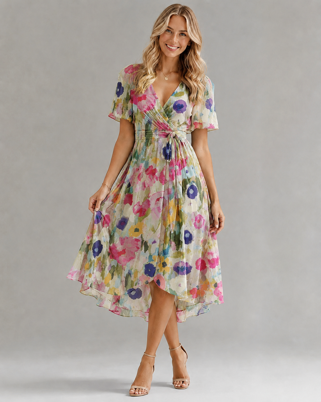 Robe d'été Femme Fluide