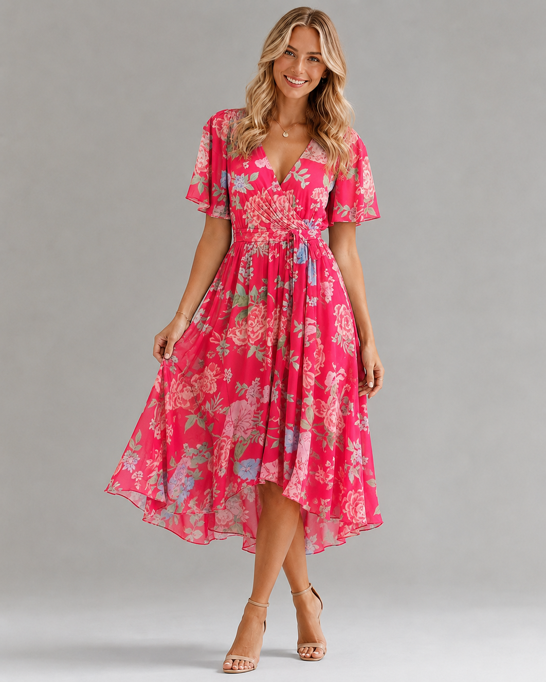 Robe d'été Femme Fluide