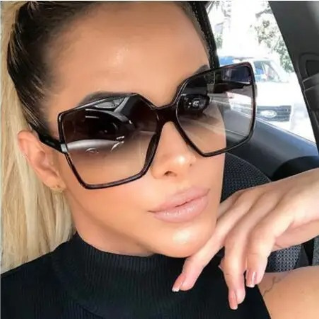 Lunettes de soleil carrées surdimensionnées