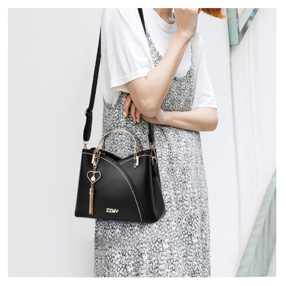 Sac à main femme Élégant en PU avec Bandoulière Réglable 2