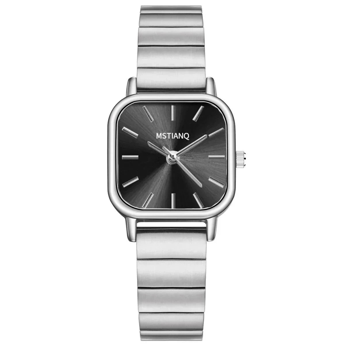 Montre de ceinture en acier de luxe pour femmes