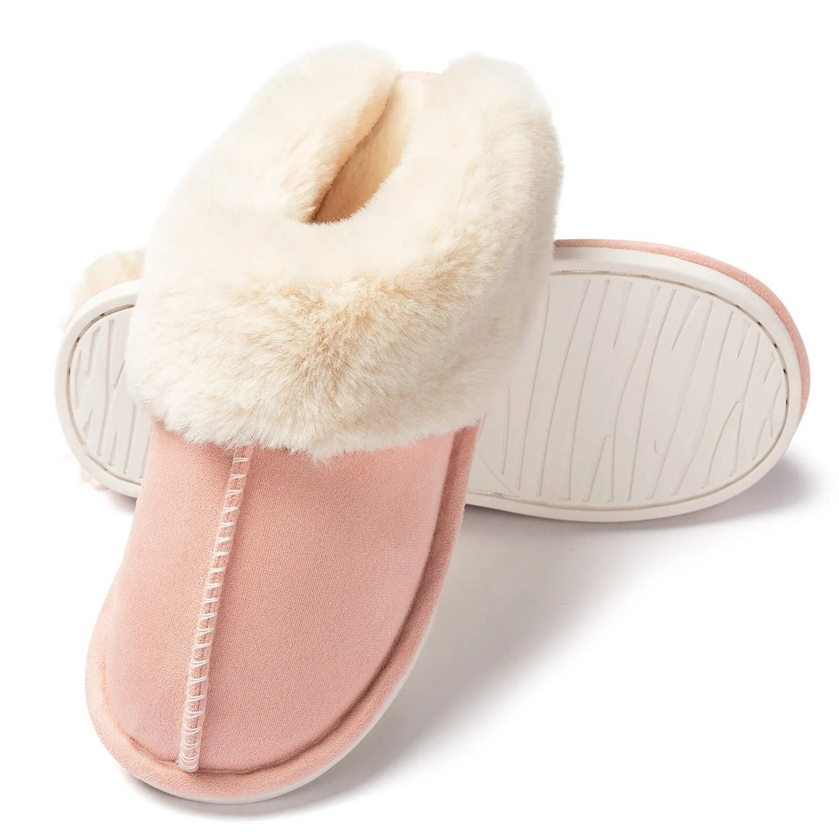 Chaussons d'intérieur en peluche pour femmes