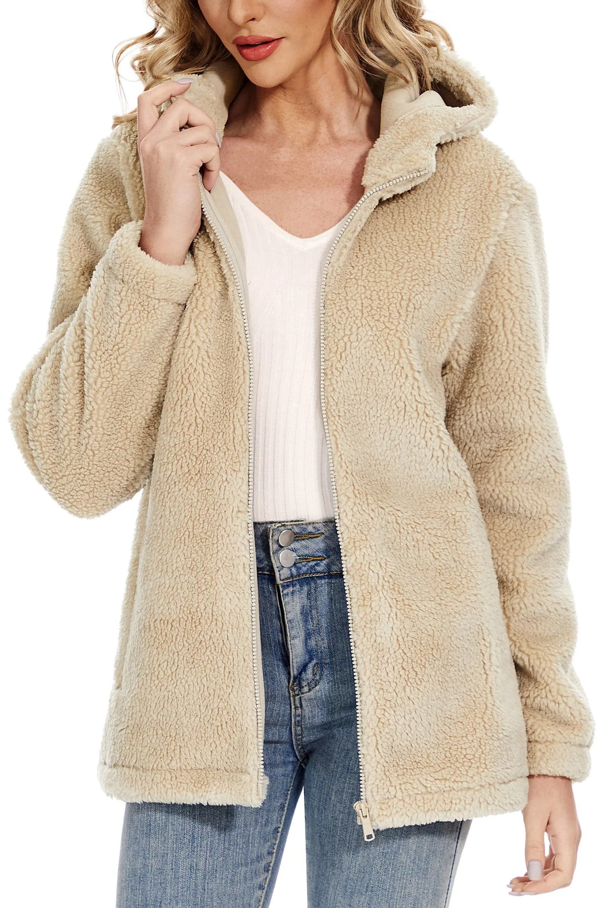 Veste moelleuse pour femmes