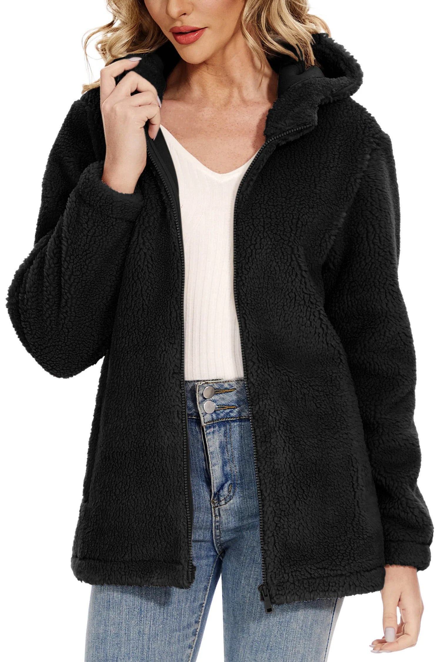 Veste moelleuse pour femmes
