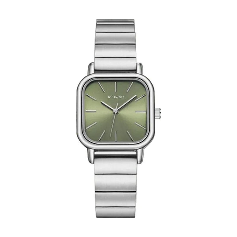 Montre de ceinture en acier de luxe pour femmes