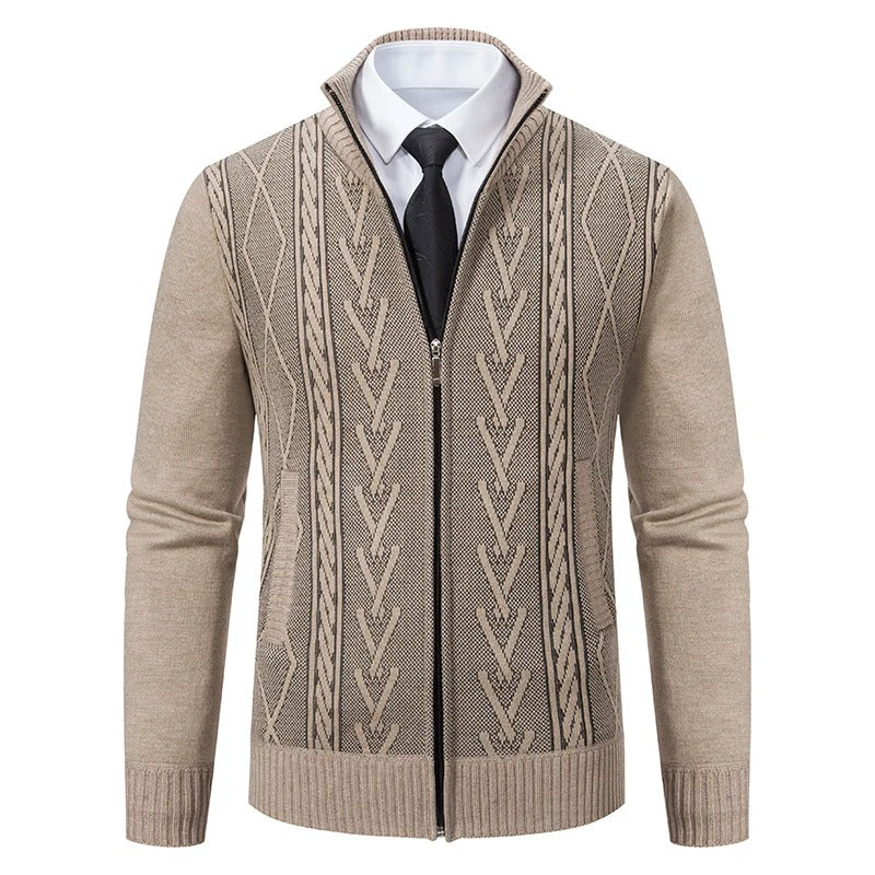 Pull en cachemire tricoté pour hommes