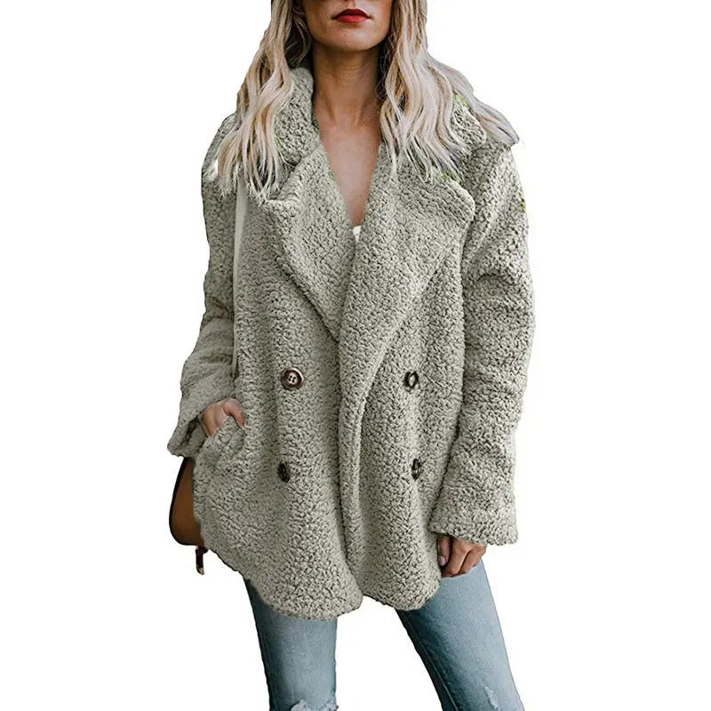 Veste molletonnée surdimensionnée pour femmes