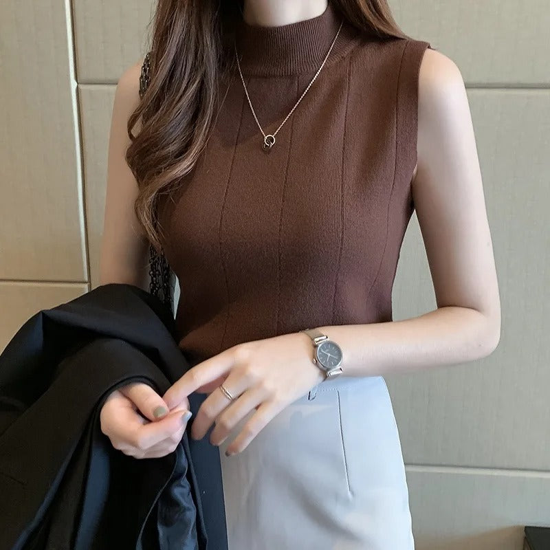 Débardeur en tricot pour femmes