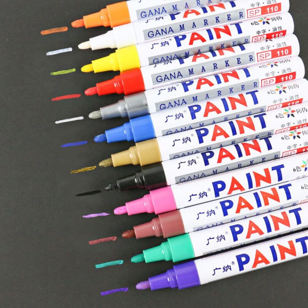 Marqueur permanent pour peinture automobile