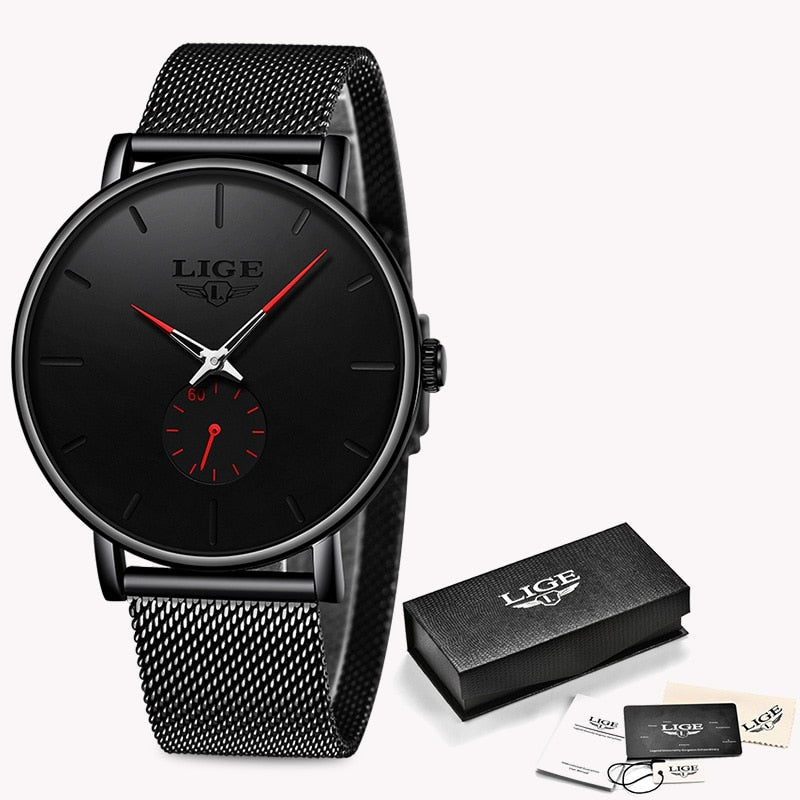 Montre de luxe à quartz étanche