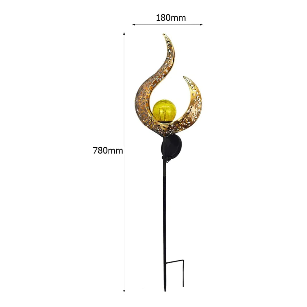 Lampe d'extérieur rétro pour jardin