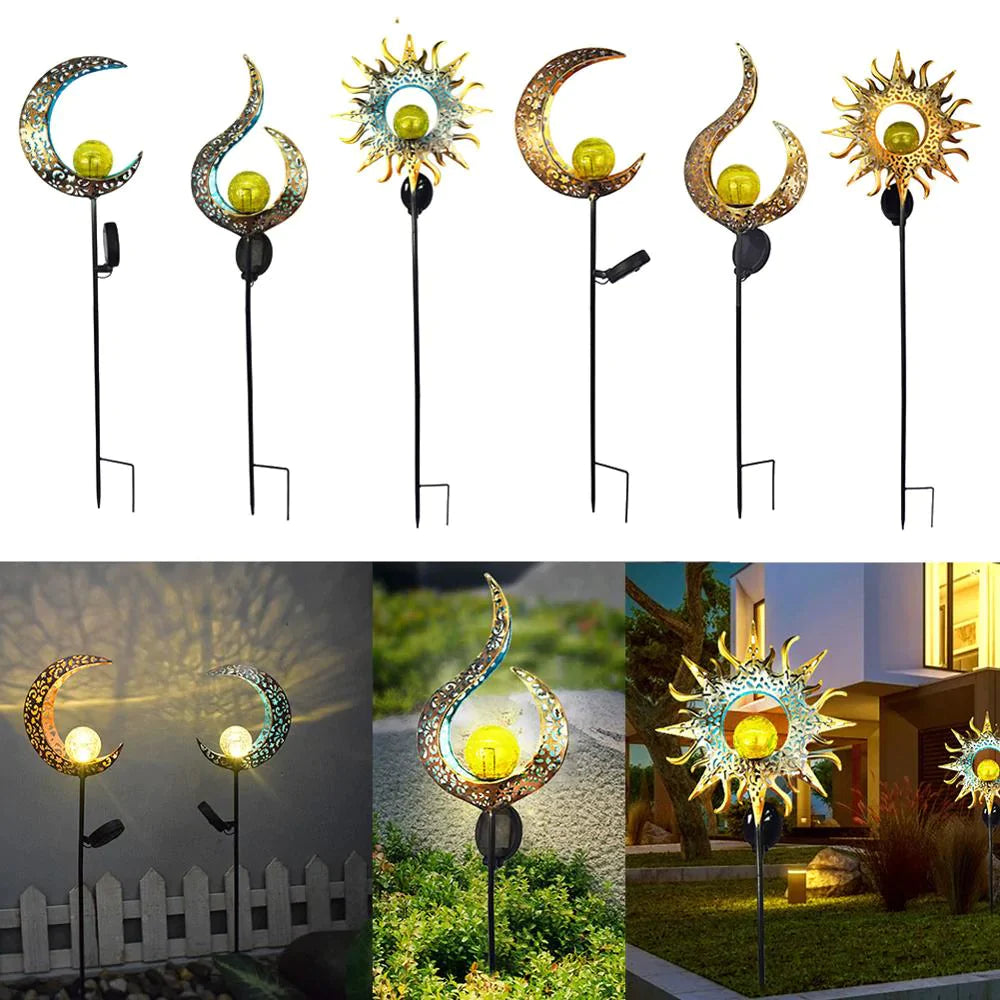 Lampe d'extérieur rétro pour jardin