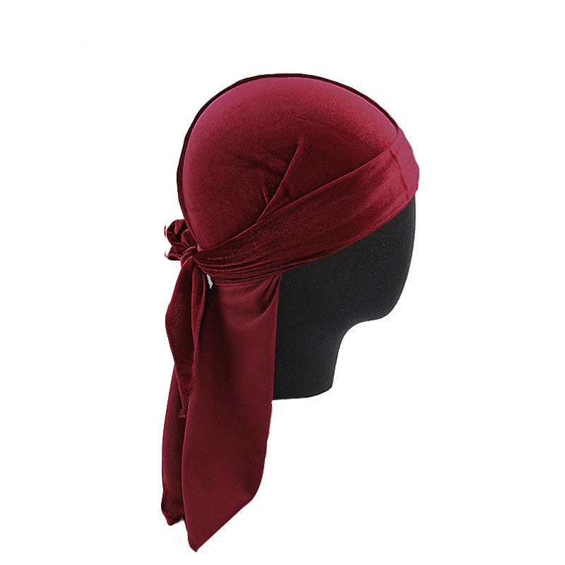 Durag en velours respirant